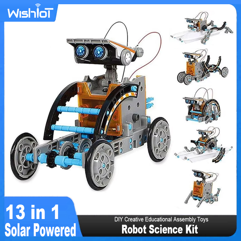 Solar Powered Robot Kit 14 In 1 - 13 in 1 Solar Powered Robot