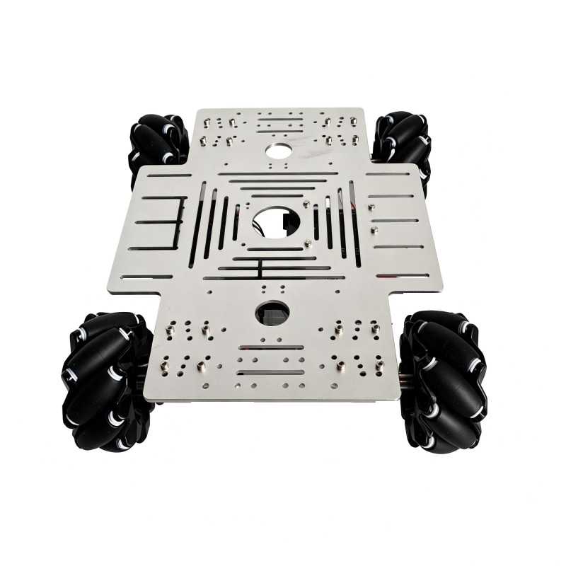 Programmable Robotic Arm Kit Arduino - 15Kg Load 4WD Mecanum Wheel Robot