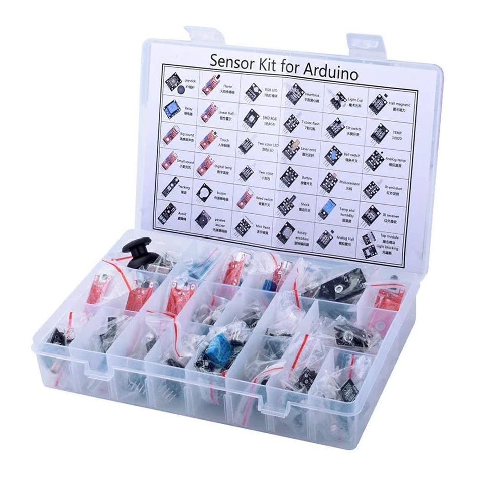 Arduino Sensor Kit 37 Modules Starter - 45 in 1 Sensors Modules Starter