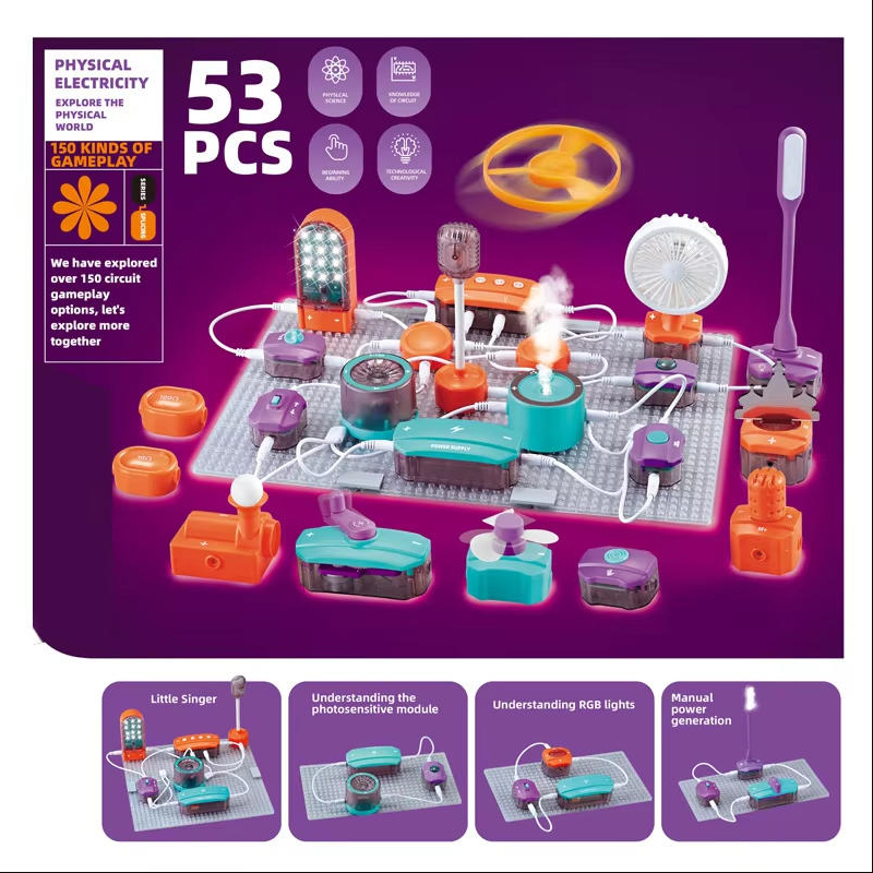 Electronic Building Blocks Stem Kit - STEM Science Education Electronic Building Blocks