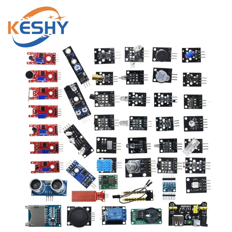 Arduino Sensor Kit 37 Modules Starter - 45 in 1 Sensors Modules 16