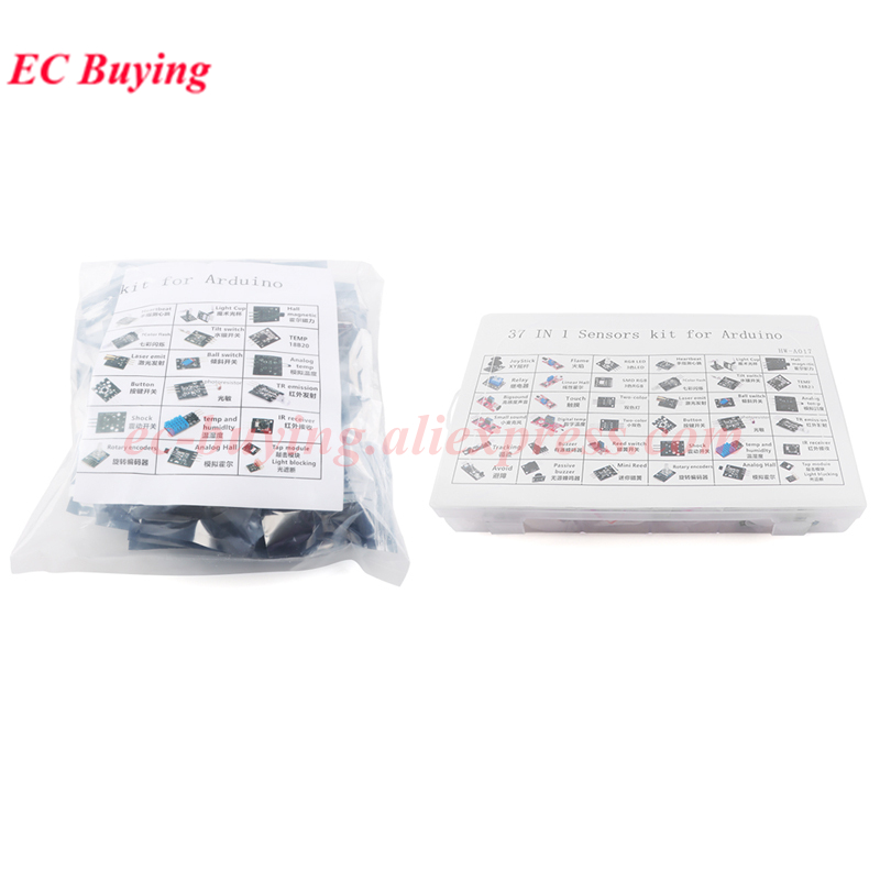 37 in 1 Sensors Modules 37 Kit - Arduino Sensor Kit 37 Modules Starter 评论和价格