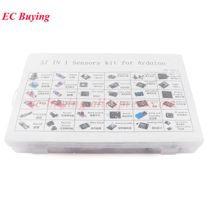 37 in 1 Sensors Modules 37 Kit - Arduino Sensor Kit 37 Modules Starter 评论和价格