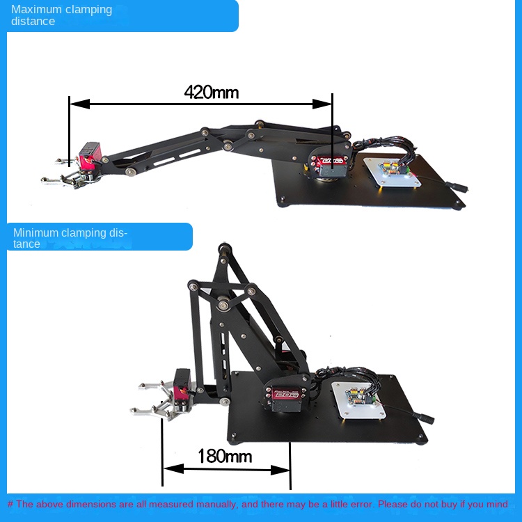 4 Dof Robot Arm with Servo Met - Programmable Robotic Arm Kit Arduino 评论和价格