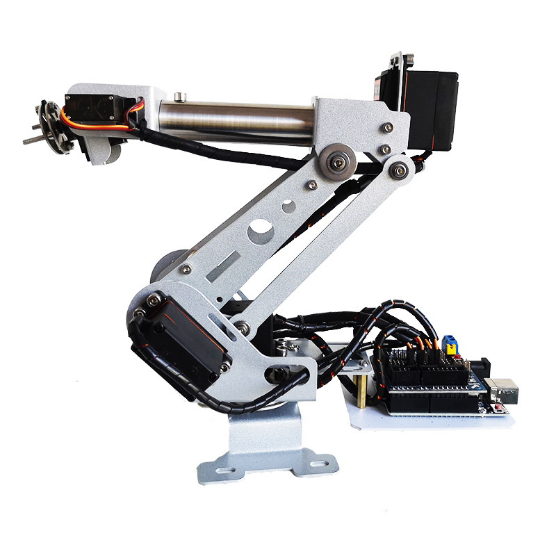 6 Dof Robotic Arm Stainless St - Programmable Robotic Arm Kit Arduino 评论和价格