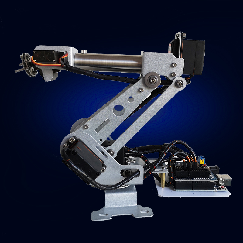6 Dof Robotic Arm Stainless St - Programmable Robotic Arm Kit Arduino 评论和价格
