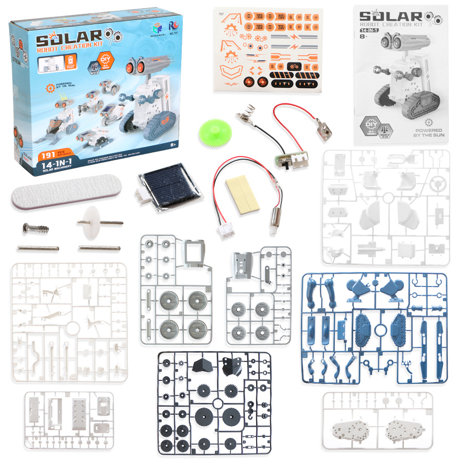 14 In 1 Solar Powered DIY Prog - Solar Powered Robot Kit 14 In 1 评论和价格