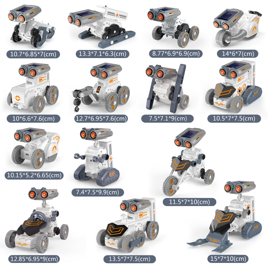 14 In 1 Solar Powered DIY Prog - Solar Powered Robot Kit 14 In 1 评论和价格