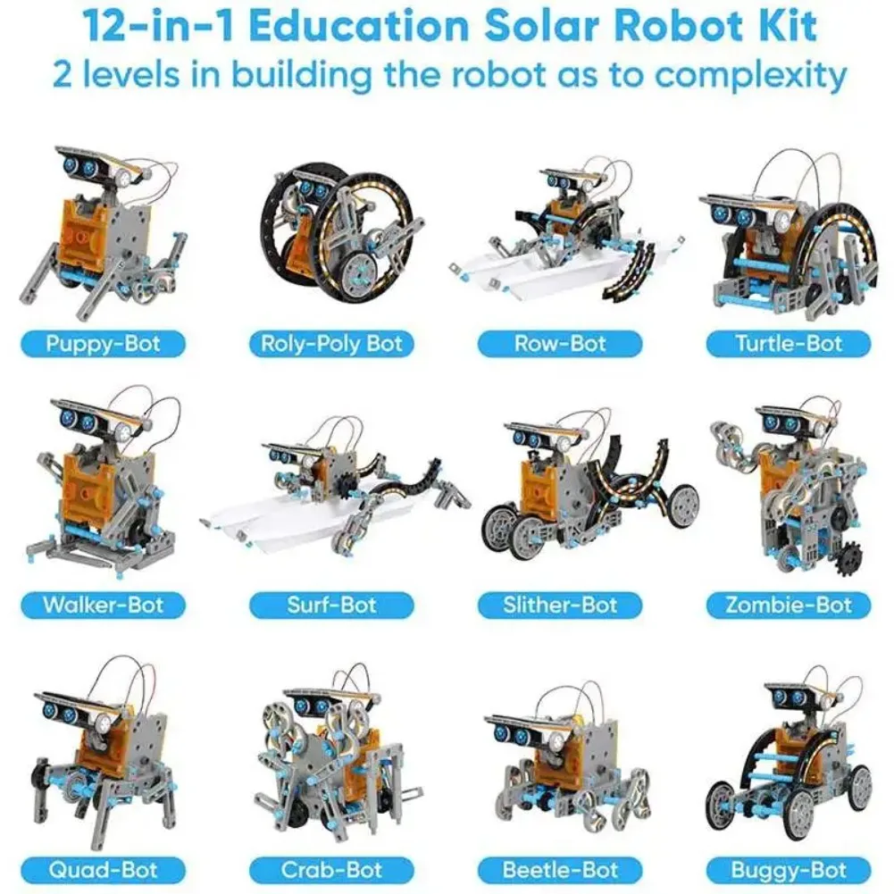 13 in 1 Solar Powered Robot Sc - Solar Powered Robot Kit 14 In 1 评论和价格