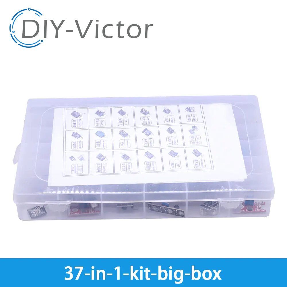 For Arduino 45 in 1 Sensors Mo - Arduino Sensor Kit 37 Modules Starter 评论和价格