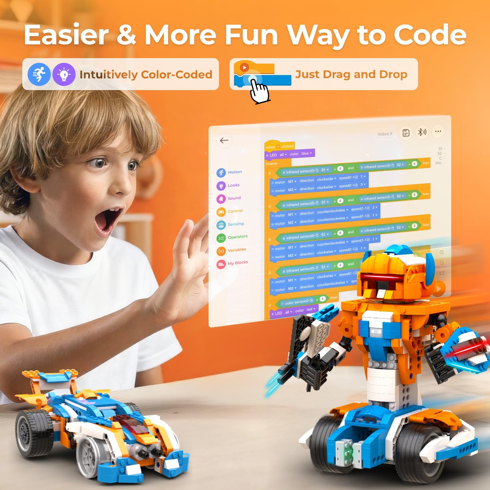 Apitor Robot Building Kit, 12- - Stem Robot Building Kit Coding 评论和价格