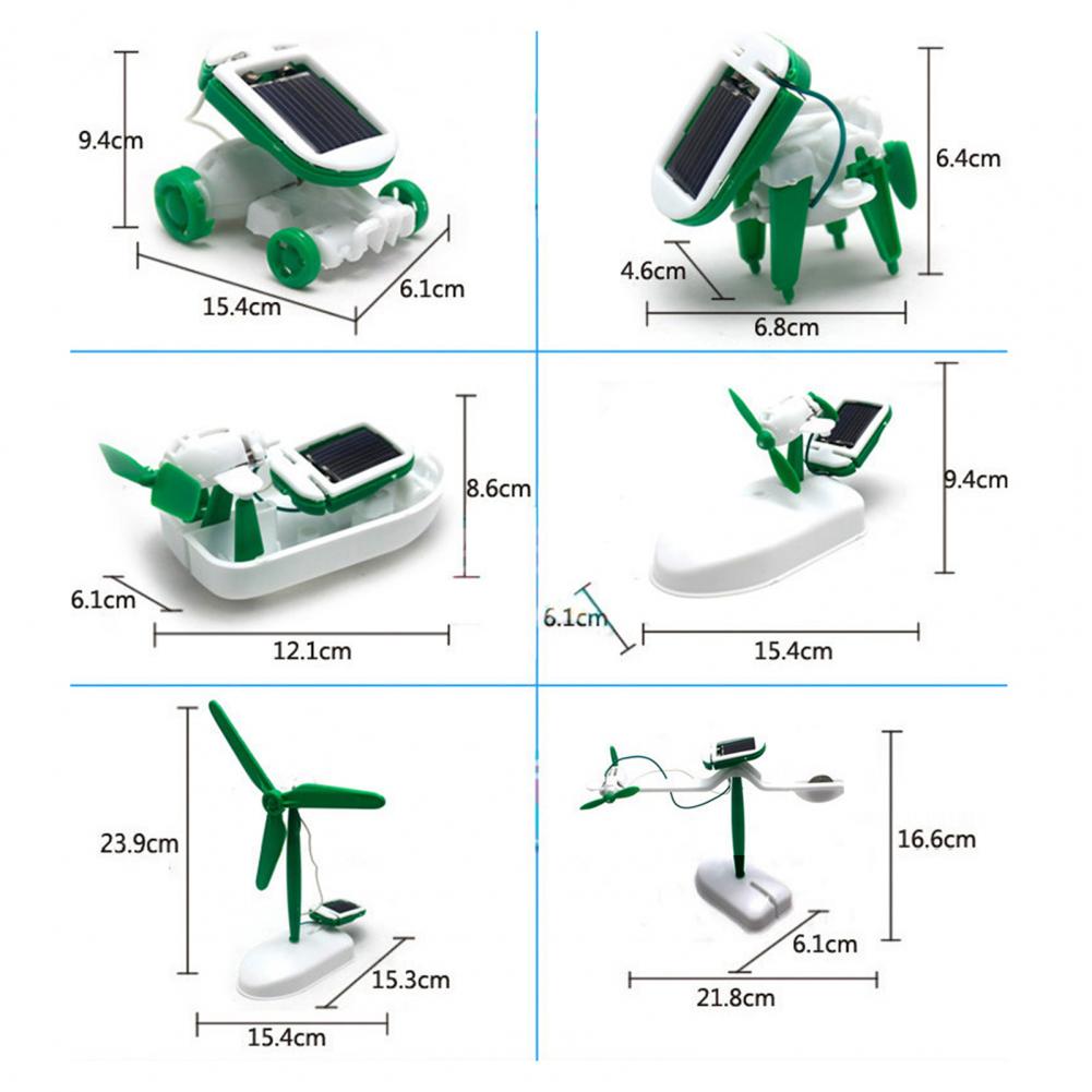 Kids Solar Robot Kit 6-in-1 So - Solar Powered Robot Kit 14 In 1 评论和价格