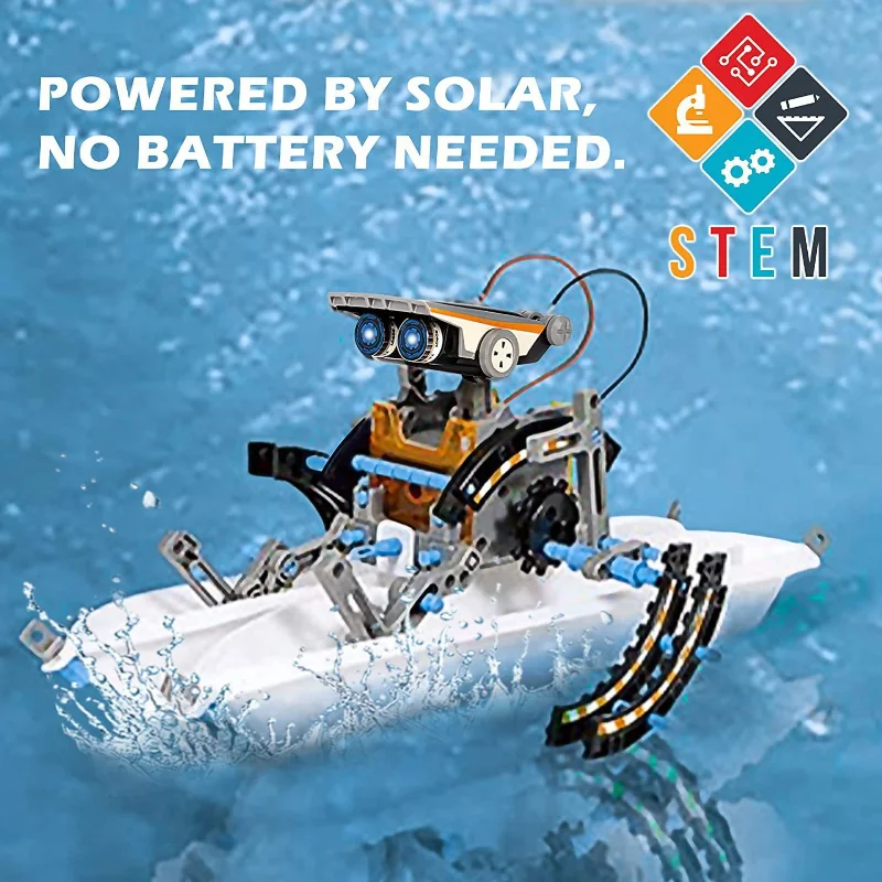 13-in-1 Solar Powered Robot Ki - Solar Powered Robot Kit 14 In 1 评论和价格