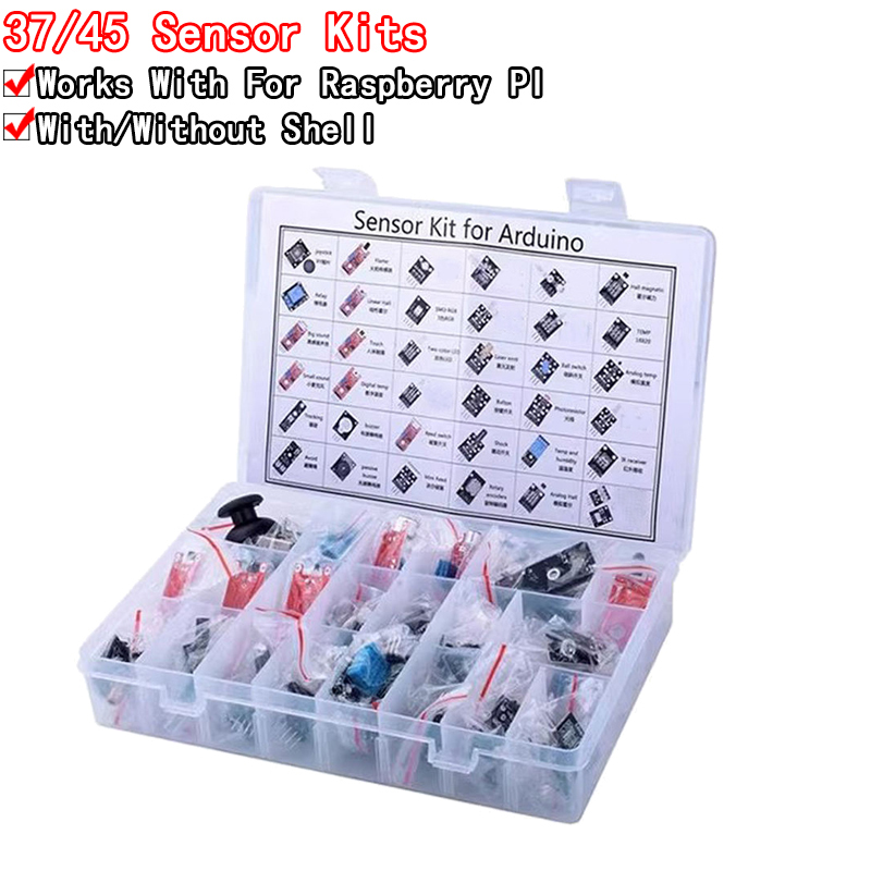 For arduino 45 in 1 Sensors Mo - Arduino Sensor Kit 37 Modules Starter 评论和价格