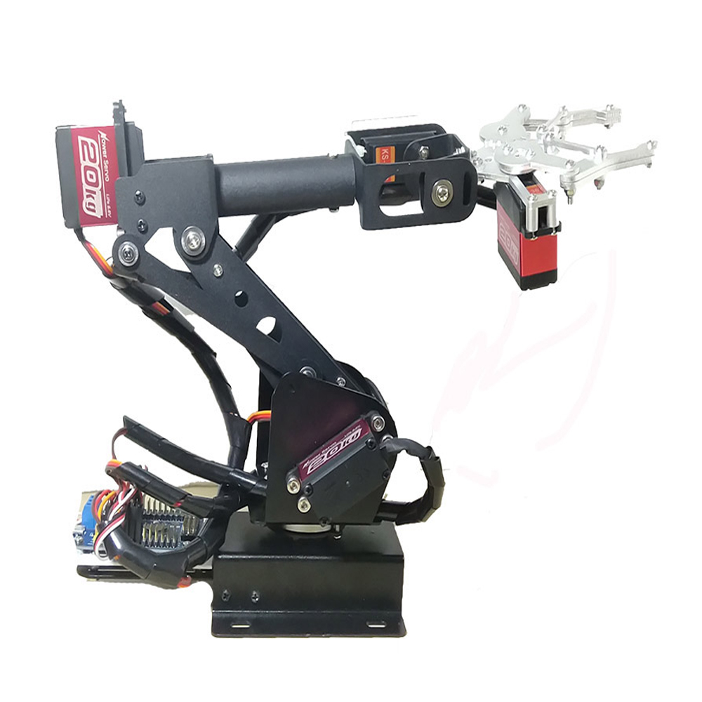 Ps2 Control 6 DOF Robotic Arm  - Programmable Robotic Arm Kit Arduino 评论和价格
