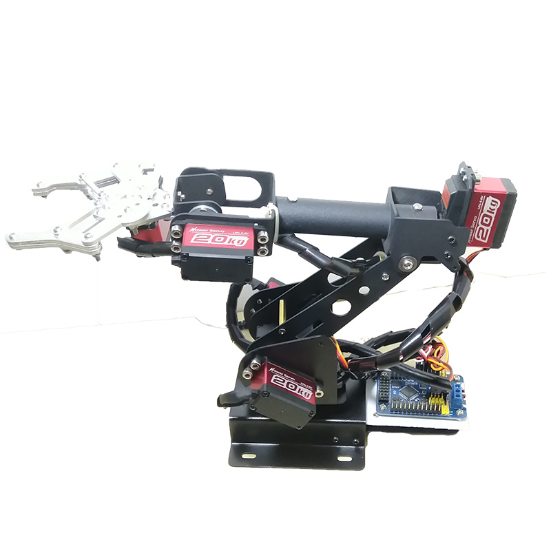 Ps2 Control 6 DOF Robotic Arm  - Programmable Robotic Arm Kit Arduino 评论和价格