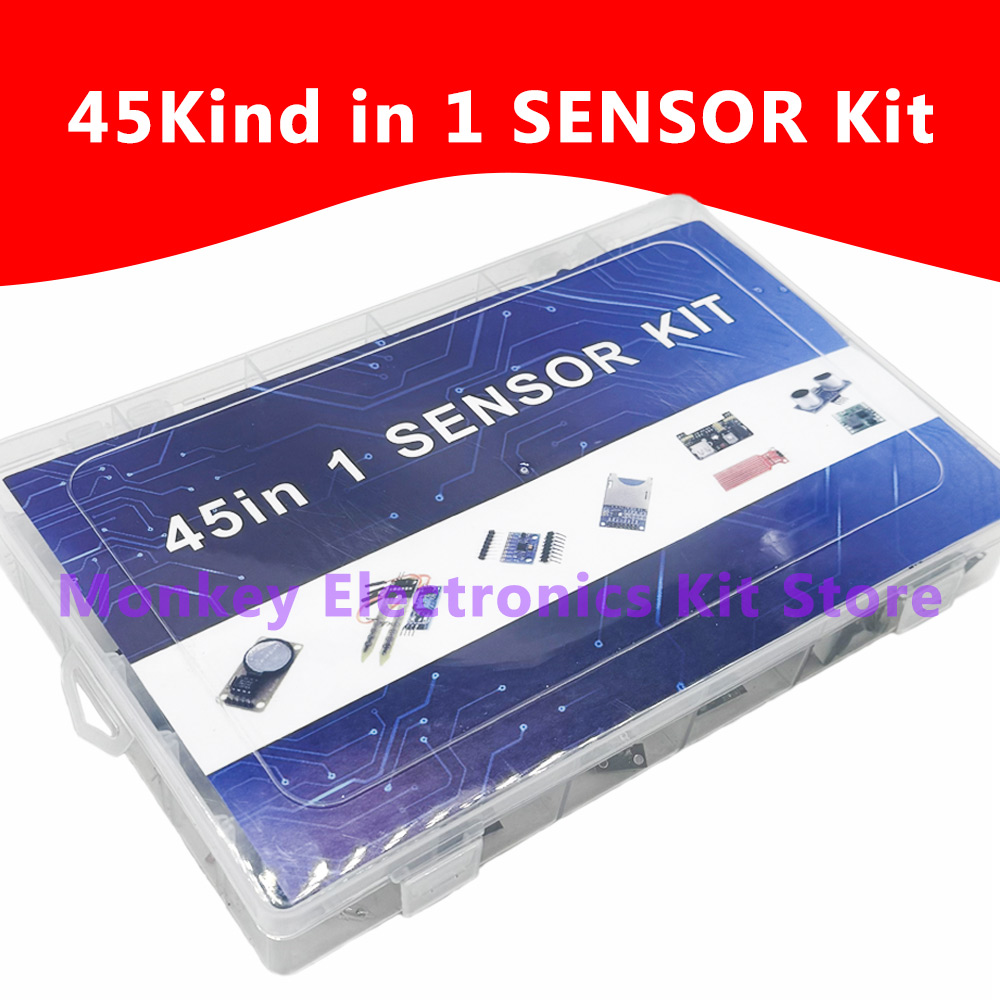 45 Kinds in 1 Sensors Modules  - Arduino Sensor Kit 37 Modules Starter 评论和价格