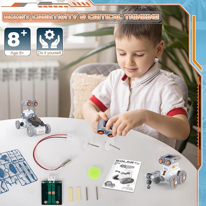 14 In 1 Solar Robot Building K - Solar Powered Robot Kit 14 In 1 评论和价格