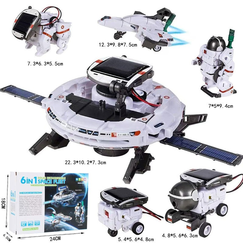 6-in-1 Solar Powered STEM Robo - Solar Powered Robot Kit 14 In 1 评论和价格