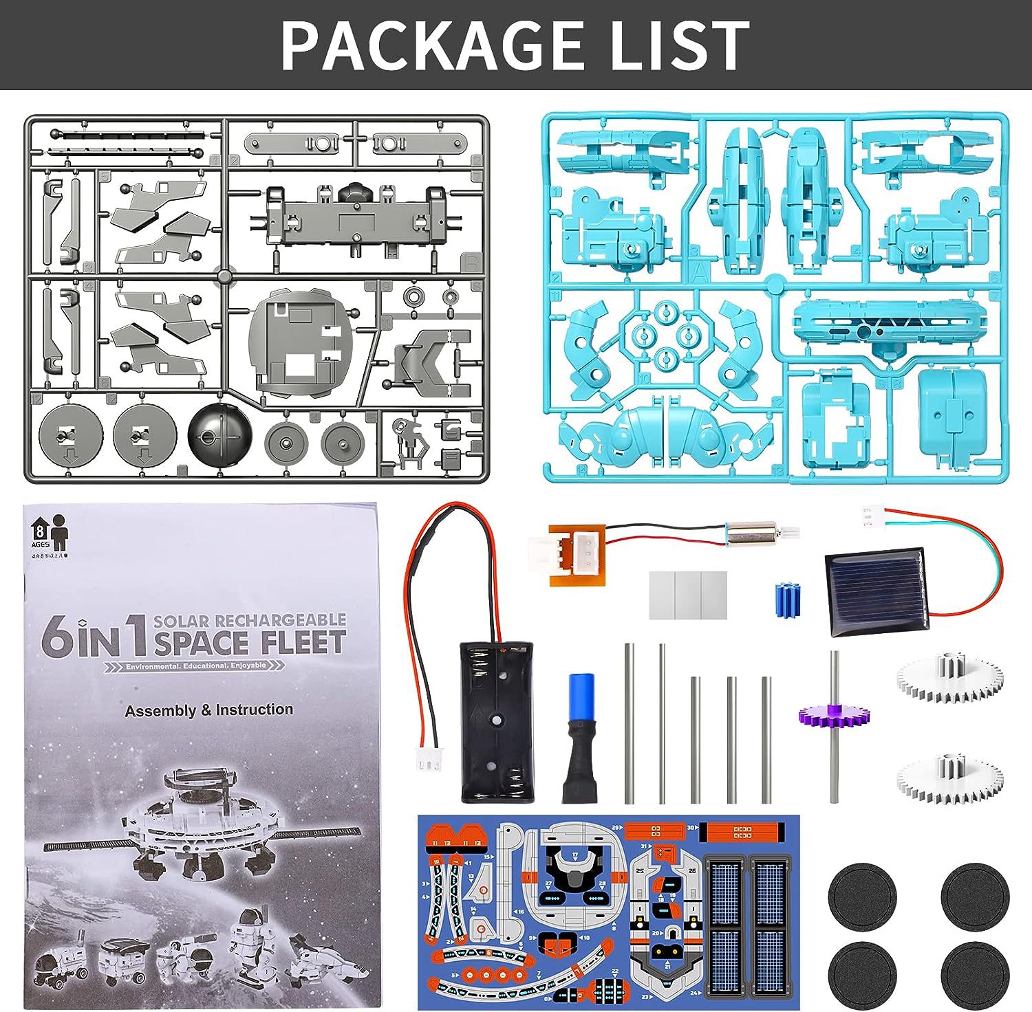 Assembling Robot Kit 6 in 1 Ed - Solar Powered Robot Kit 14 In 1 评论和价格