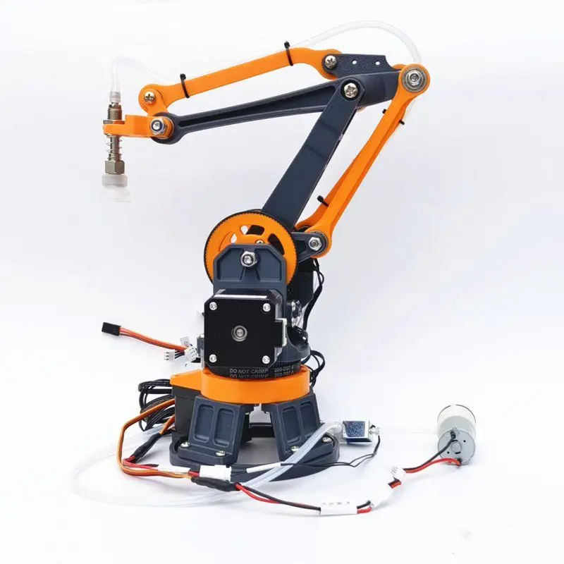 4-Axis Stepper Robot Arm High  - Programmable Robotic Arm Kit Arduino 评论和价格