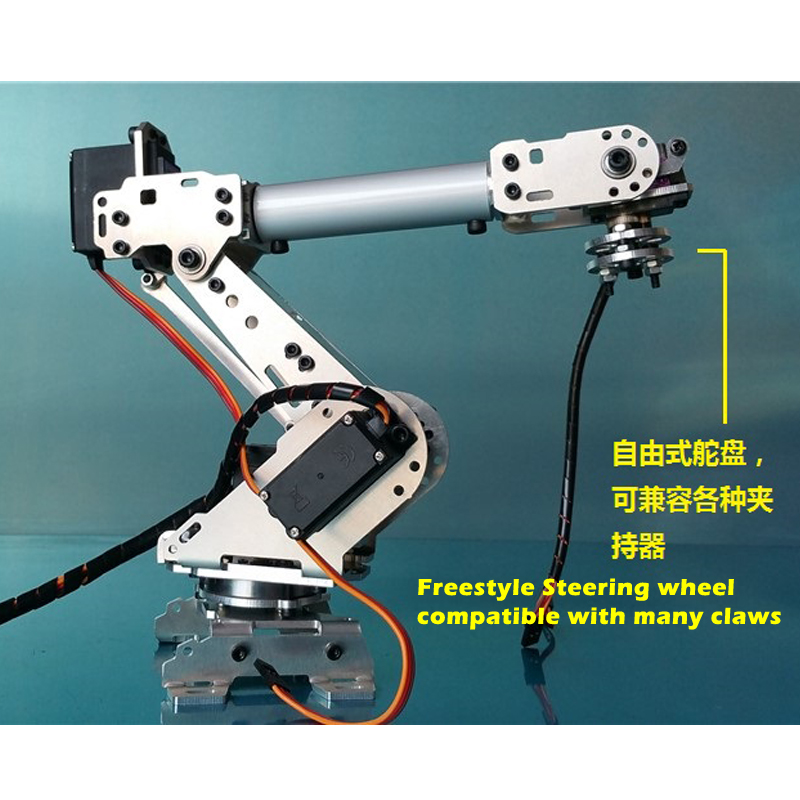 6 Dof Robotic Arm Project Mode - Programmable Robotic Arm Kit Arduino 评论和价格