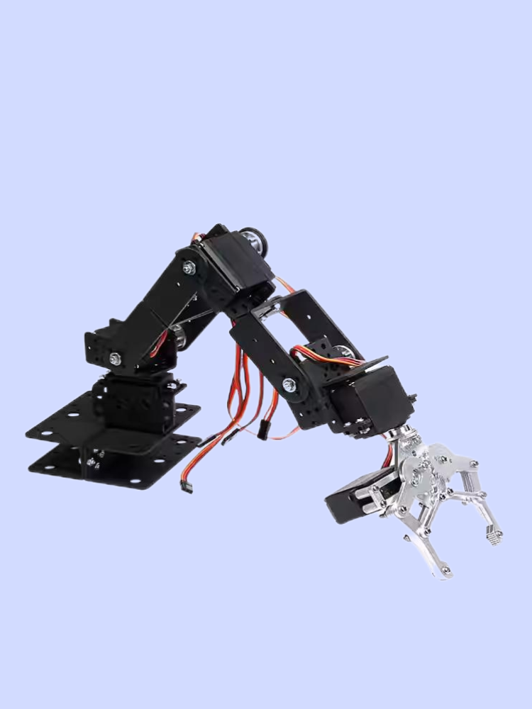MG996 6 DOF Robot Metal Alloy  - Programmable Robotic Arm Kit Arduino 评论和价格