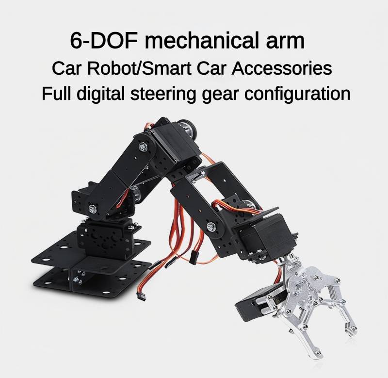 MG996 6 DOF Robot Metal Alloy  - Programmable Robotic Arm Kit Arduino 评论和价格