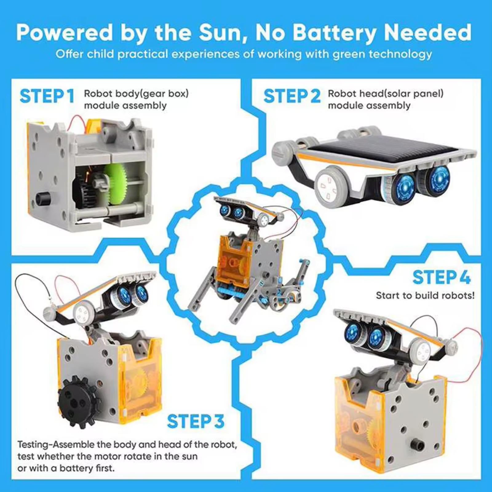 13 in 1 Solar Powered Robot Sc - Solar Powered Robot Kit 14 In 1 评论和价格