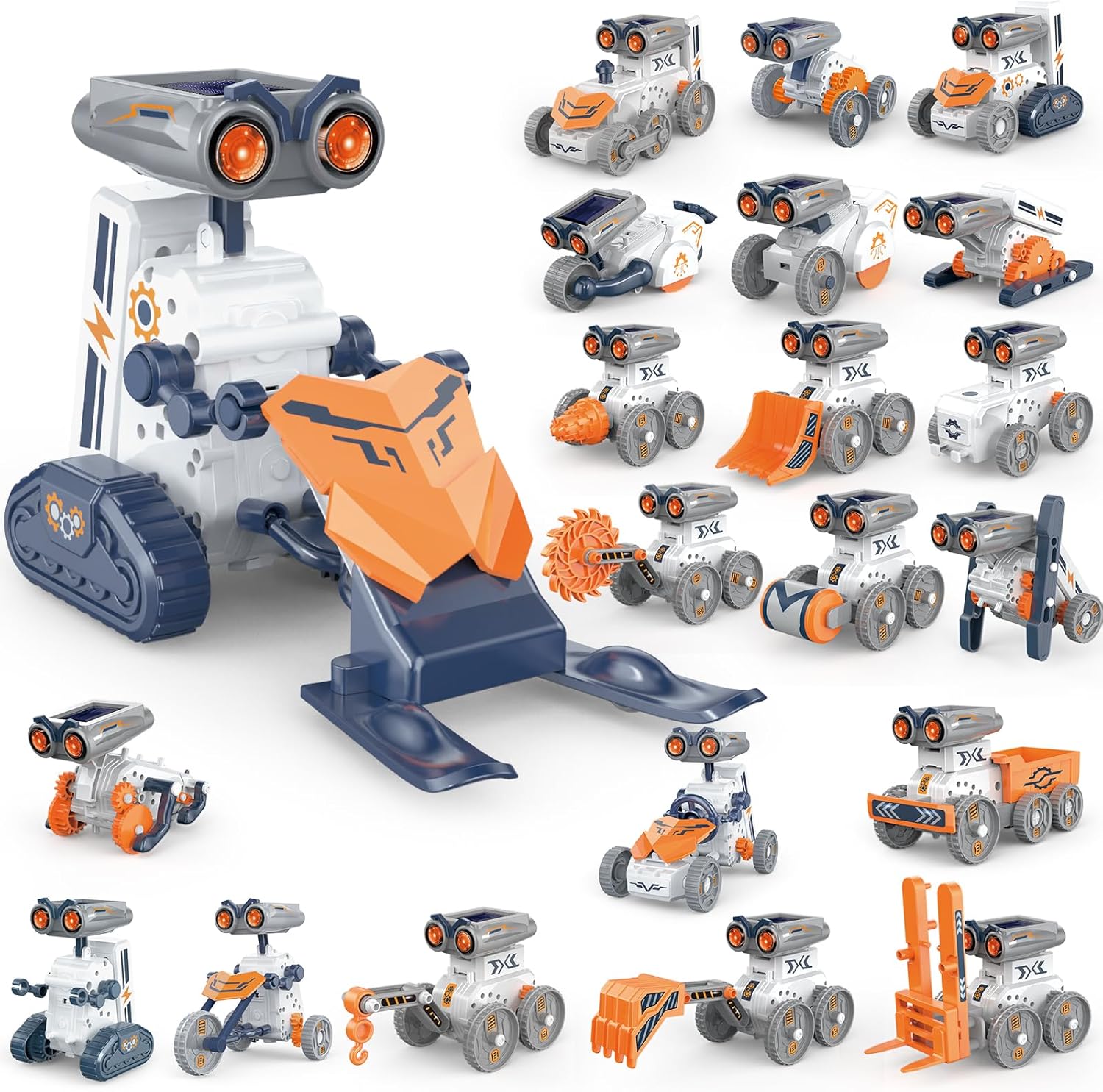 21/14/7 in 1 Science Experimen - Solar Powered Robot Kit 14 In 1 评论和价格