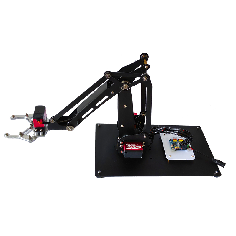 4 DOF Robot Arm with Metal Rot - Programmable Robotic Arm Kit Arduino 评论和价格