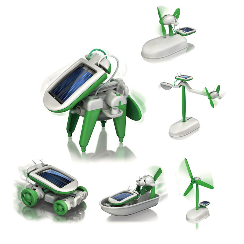 6-In-1 Solar-Power Robot Kit A - Solar Powered Robot Kit 14 In 1 评论和价格