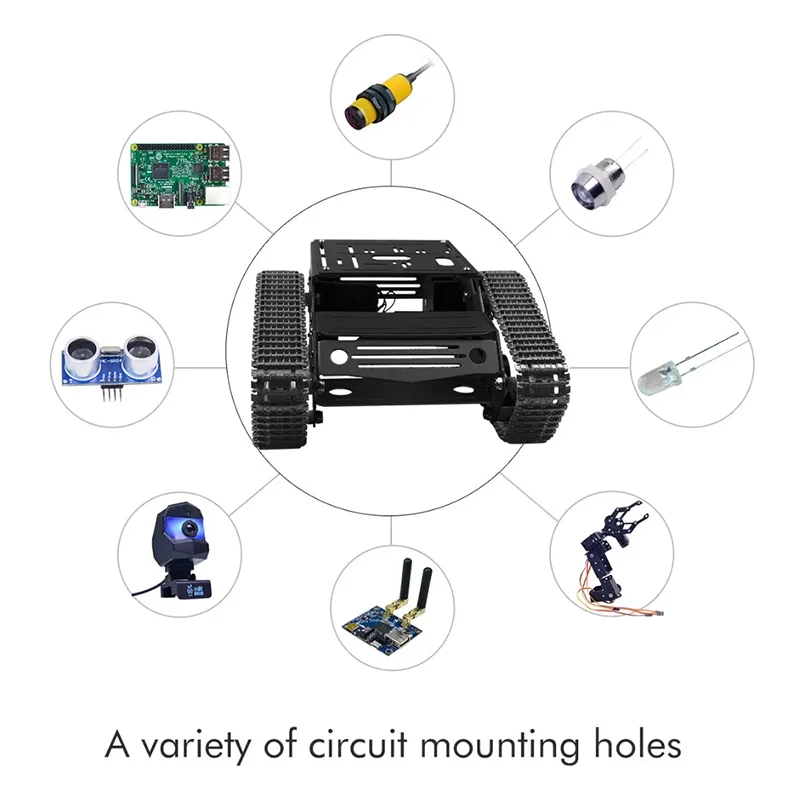 Smart Robot Car Tank Chassis A - Raspberry Pi Robot Platform Tank Chassis 评论和价格