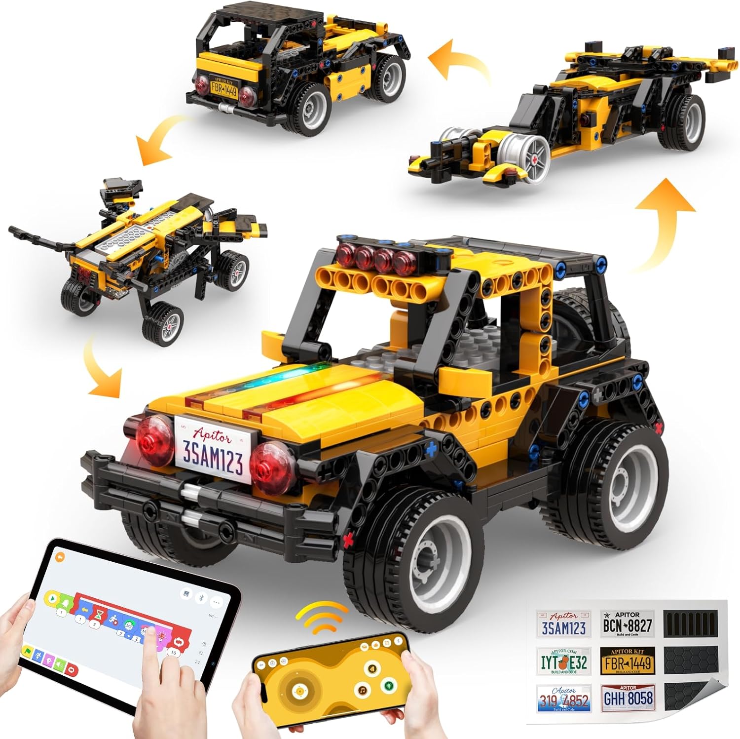 Apitor Robot R Programmable Ki - Stem Robot Building Kit Coding 评论和价格
