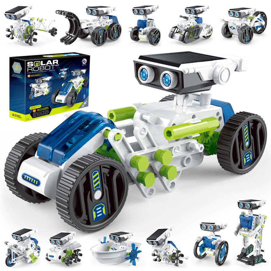 21/14/7 in 1 Science Experimen - Solar Powered Robot Kit 14 In 1 评论和价格