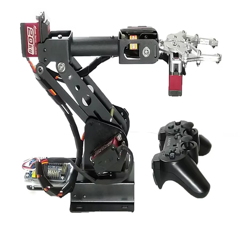Ps2 Control 6 DOF Robotic Arm  - Programmable Robotic Arm Kit Arduino 评论和价格