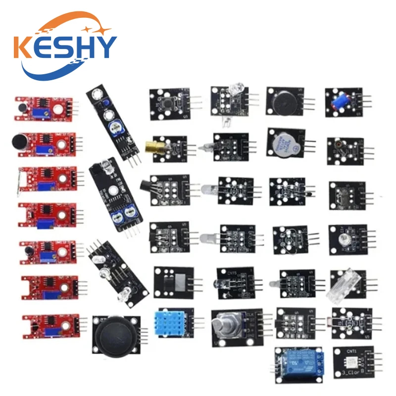 45 in 1 Sensors Modules 16 Kin - Arduino Sensor Kit 37 Modules Starter 评论和价格