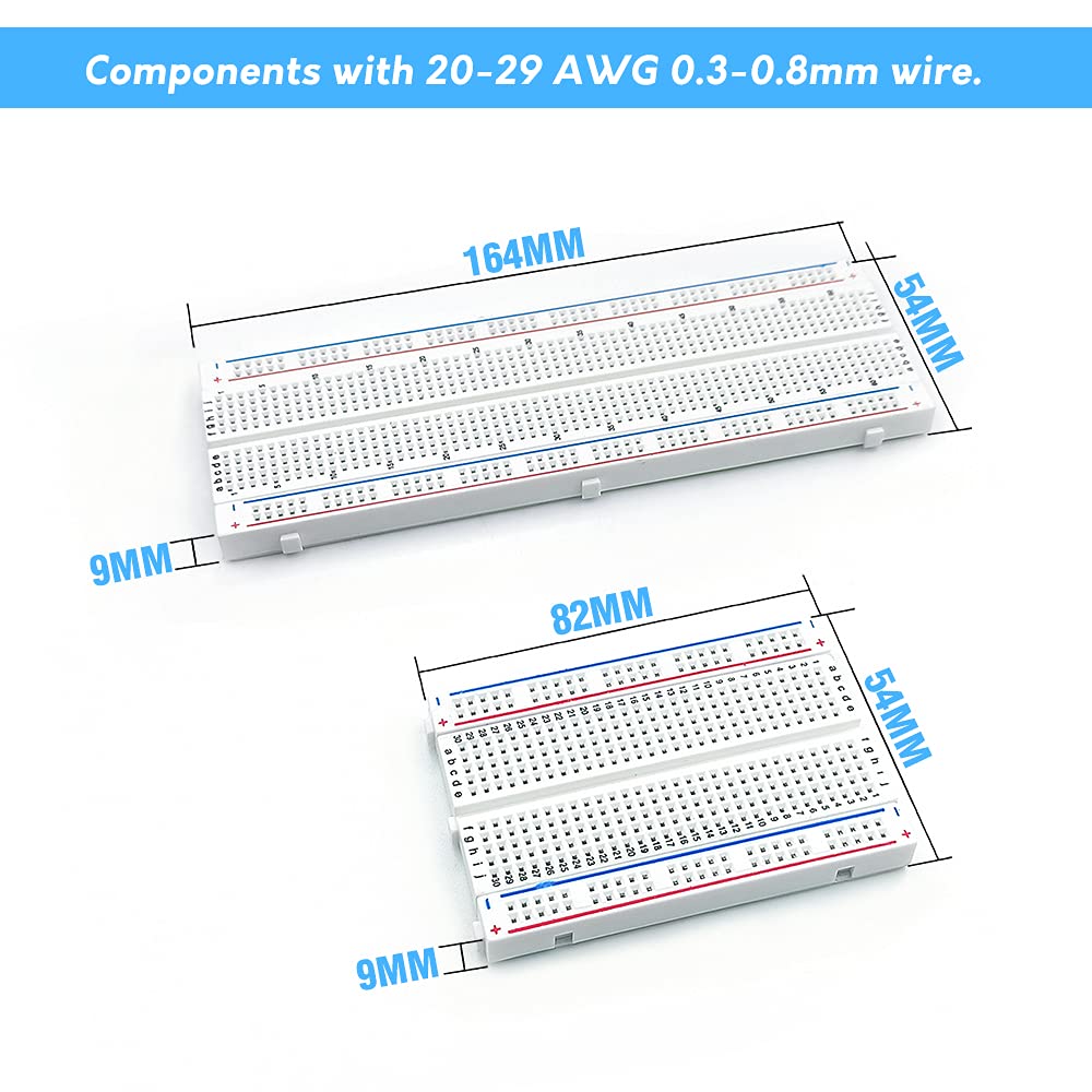 MB-102 Breadboard Power Module - Breadboard Jumper Wires Power Supply Kit 评论和价格