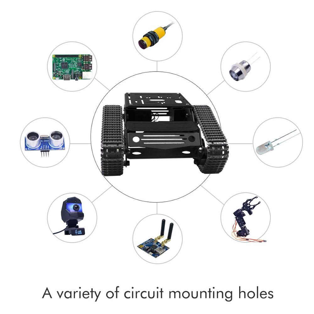 Smart Robot Car Tank Chassis K - Raspberry Pi Robot Platform Tank Chassis 评论和价格