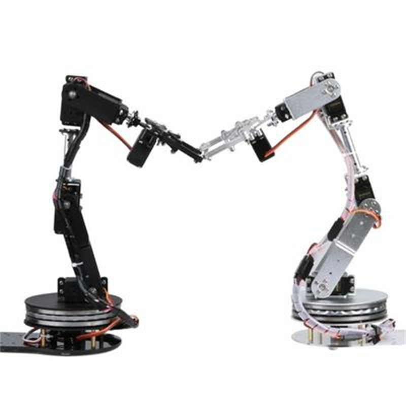 Black 6 DOF Robotic Arm with M - Programmable Robotic Arm Kit Arduino 评论和价格