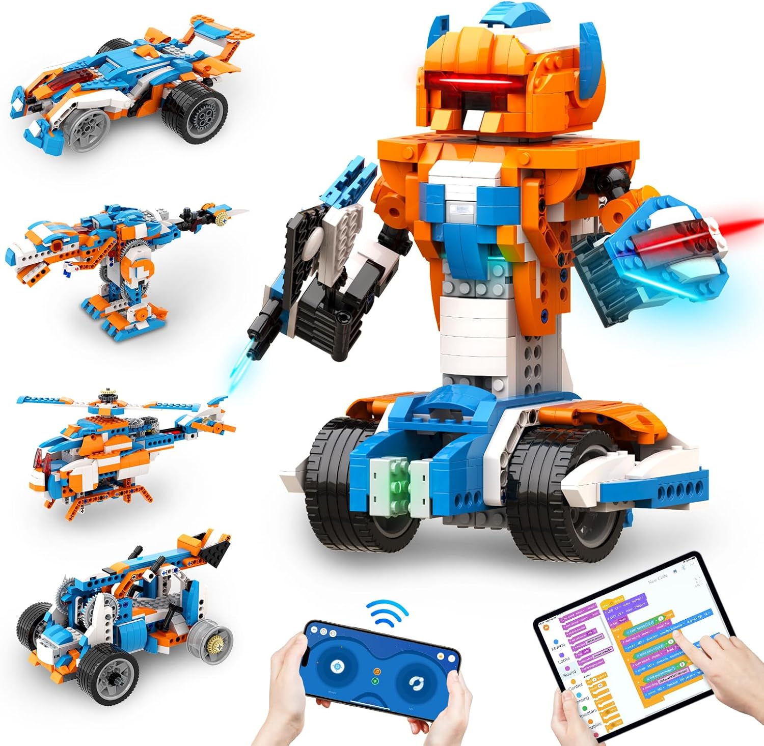 Apitor 12-in-1 STEM Robot Buil - Stem Robot Building Kit Coding 评论和价格