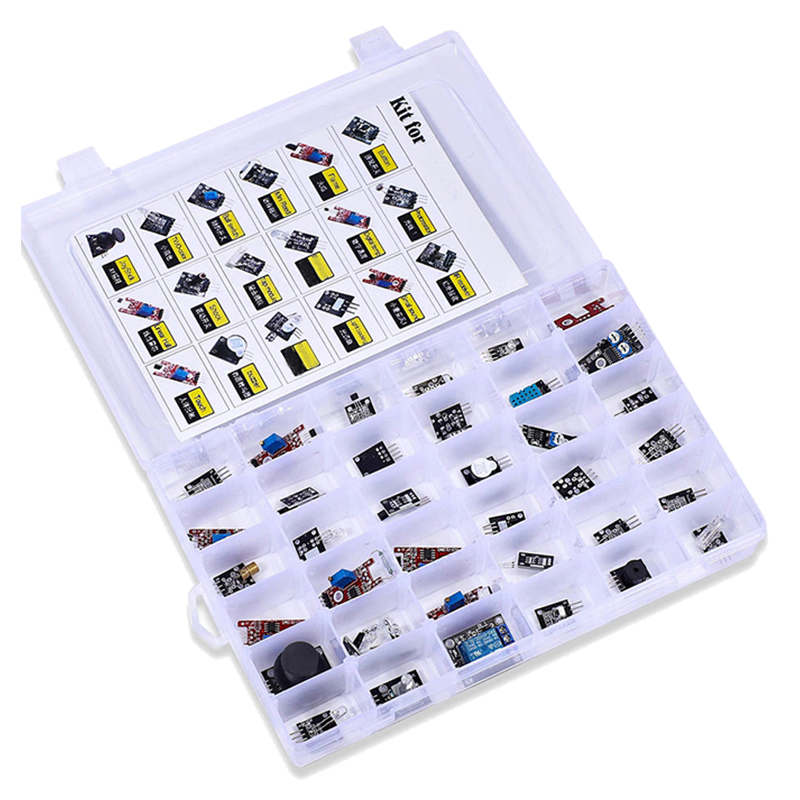 For arduino 45 in 1 Sensors Mo - Arduino Sensor Kit 37 Modules Starter 评论和价格