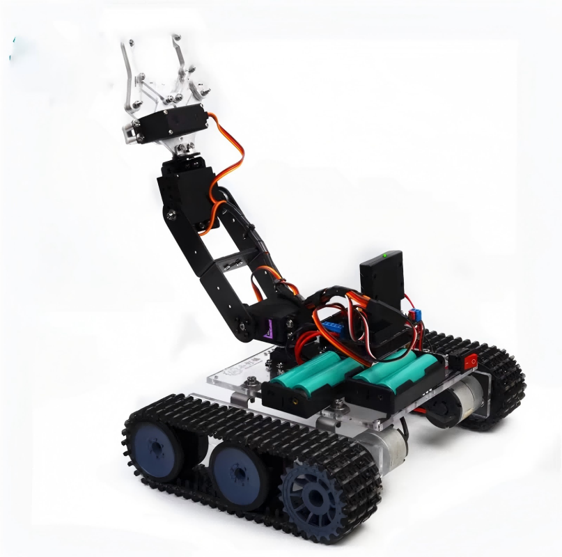 4 Dof Robotic Arm with RC Tank - Programmable Robotic Arm Kit Arduino 评论和价格